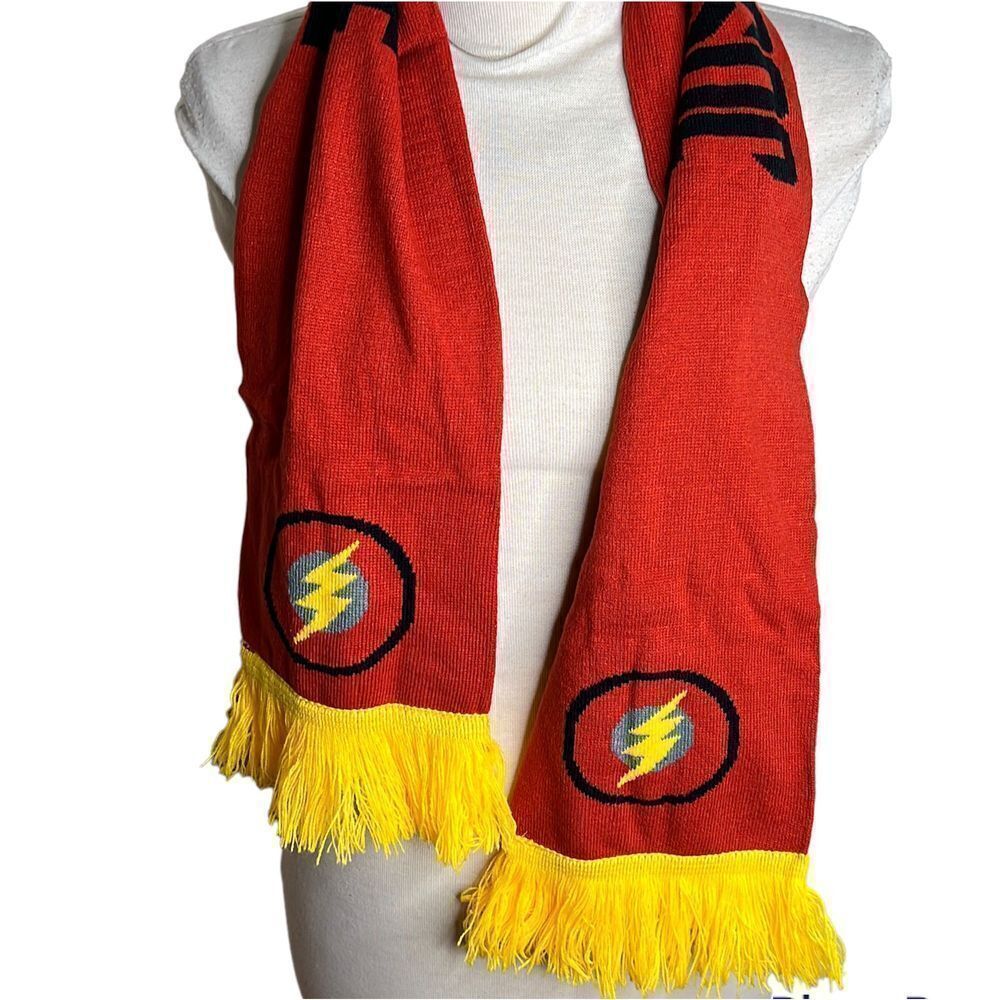 DC Justice league fringe lightning bolt Scarf